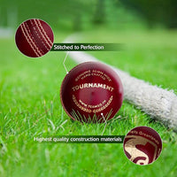 SG Tournament Red Cricket Leather Ball- High-Quality Match Ball for Professional & Club Cricket - 1 Piece - Best Price online Prokicksports.com