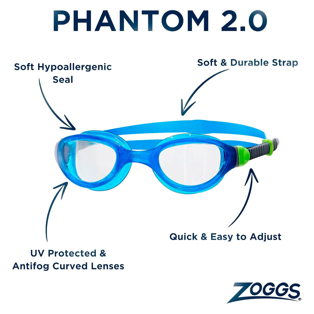 Zoggs Phantom 2.0 Swimming Goggles