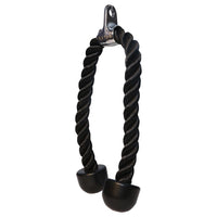 USI Universal CATR Tricep Rope – Heavy-Duty Black Cable Attachment for Triceps, Biceps, Back, and Shoulder Pulley Workouts at Home or Gym - Best Price online Prokicksports.com