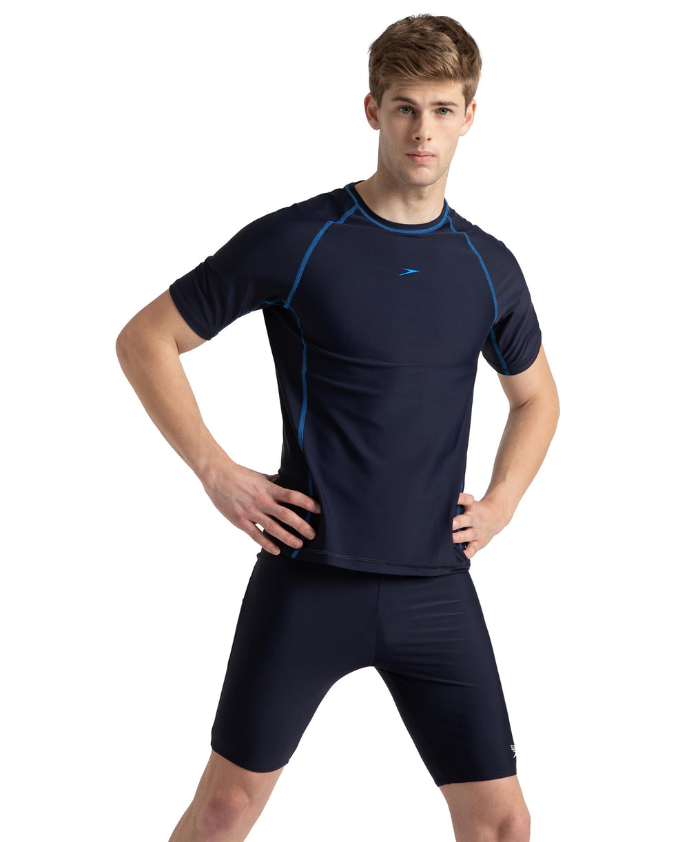 Speedo Men's Endurance 10 Short Sleeve Suntop