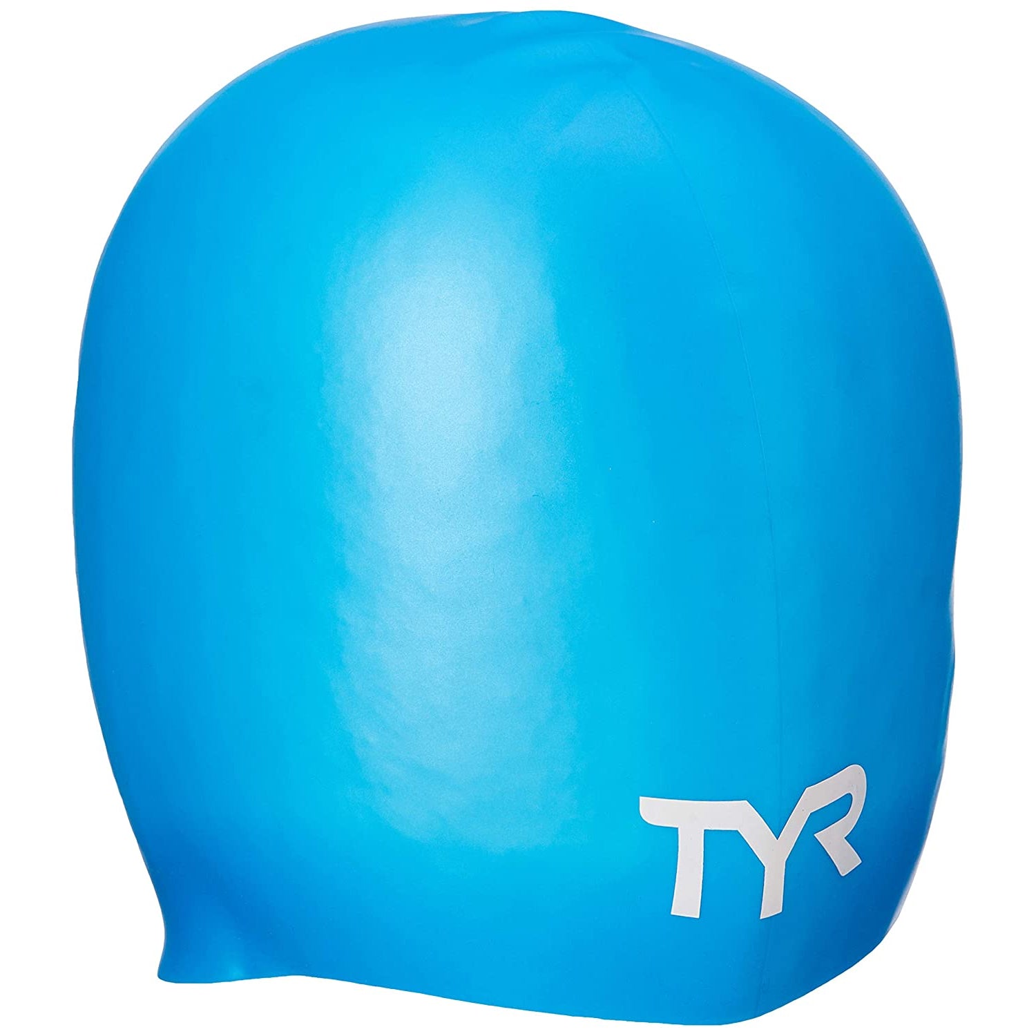 TYR Long Hair Silicone Swim Cap, Black - Adult - Best Price online Prokicksports.com