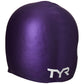 TYR Long Hair Silicone Swim Cap, Black - Adult - Best Price online Prokicksports.com