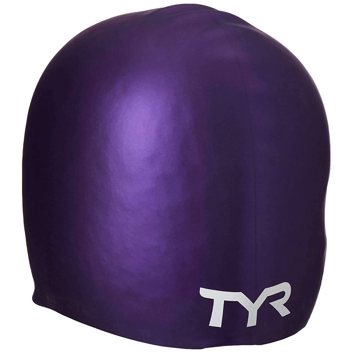 TYR Long Hair Silicone Swim Cap, Black - Adult - Best Price online Prokicksports.com