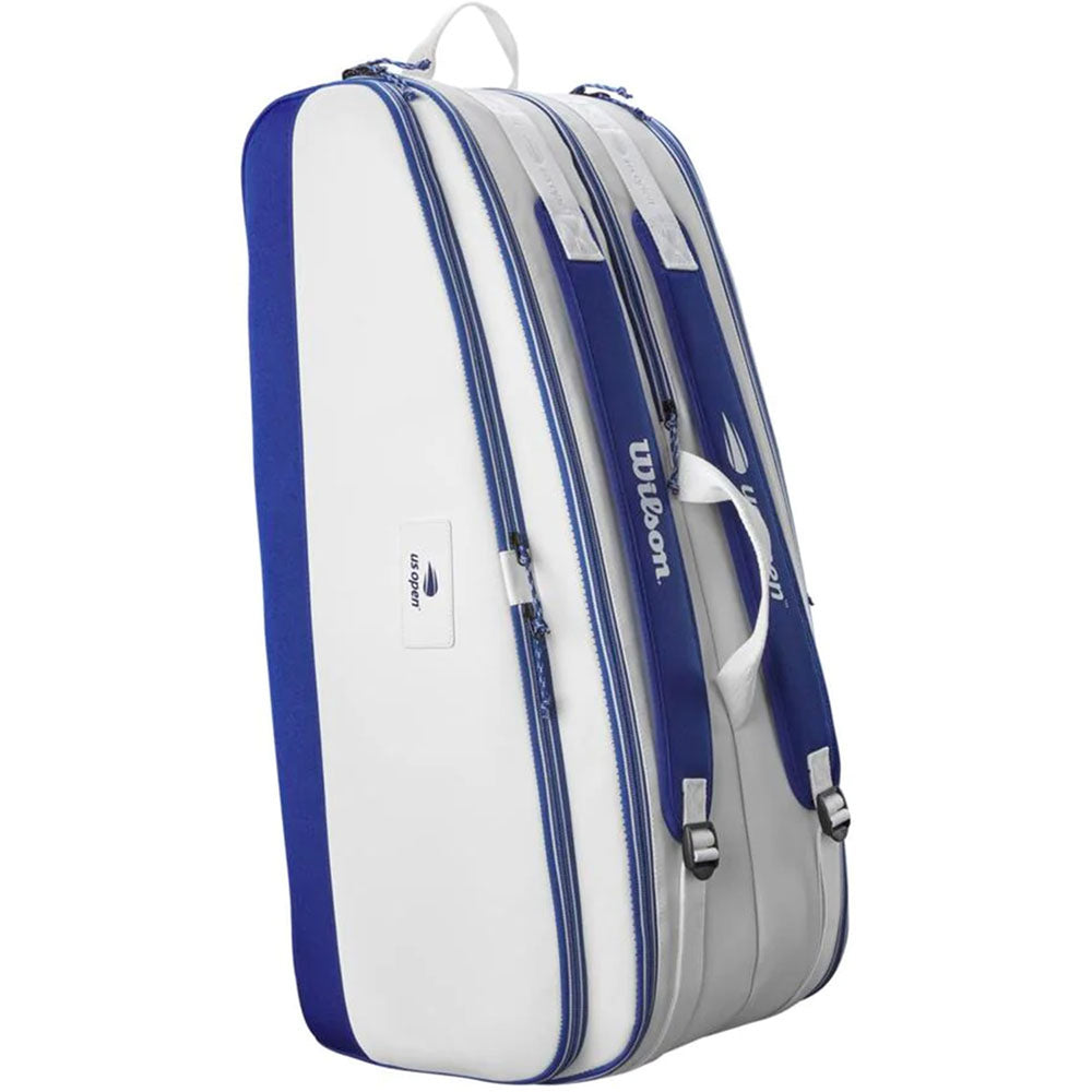 Wilson US OPEN 2023 Tour 12 Pack Racquet Bag, White/Blue - Best Price online Prokicksports.com