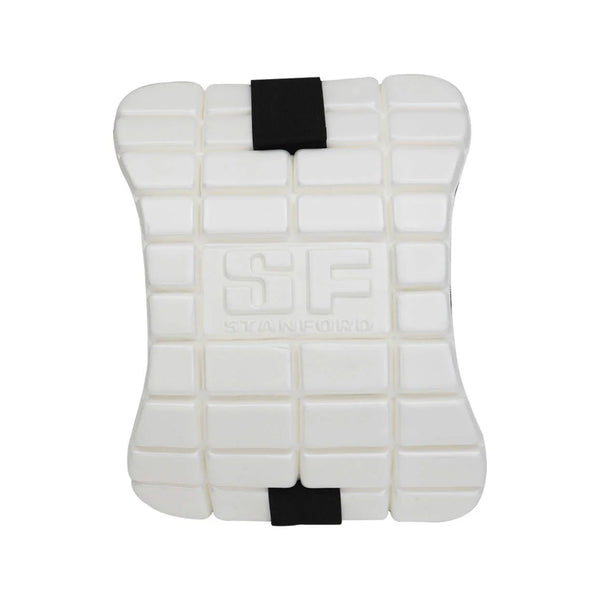 SF Ultralite Chest Guard – White | Ultra-Light Protection with Dual-Density Foam & Ergonomic Fit