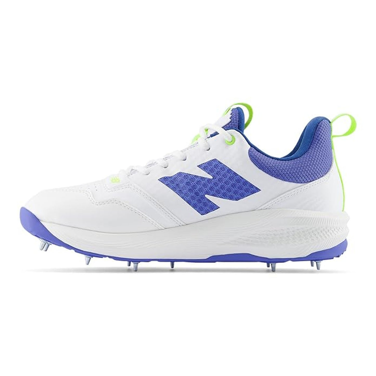 New Balance CK4030W5 Metal Spike Cricket Shoe, White - Best Price online Prokicksports.com