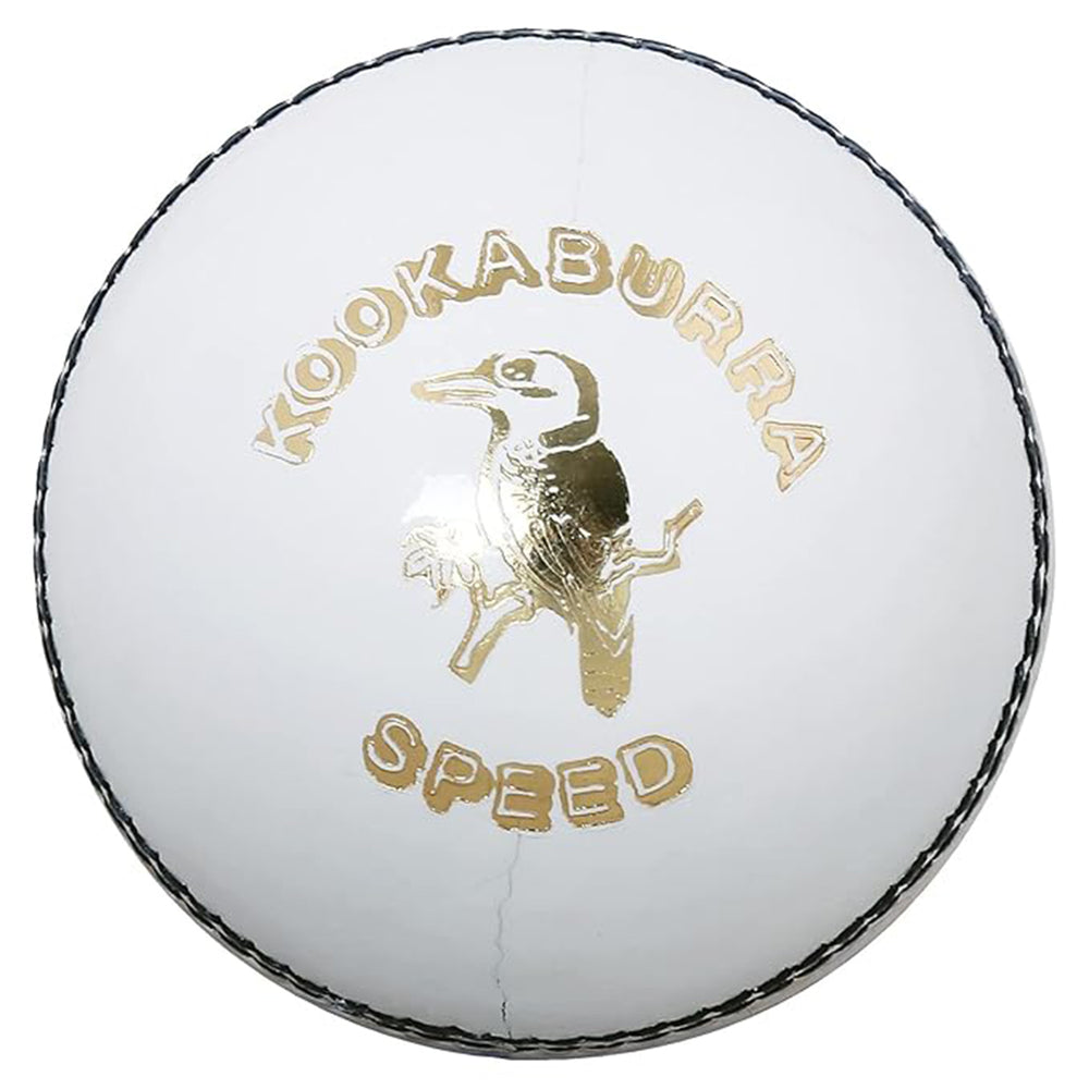 Kookaburra Speed White Cricket Ball - 1 PC | Premium Leather Ball