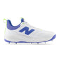 New Balance CK4030W5 Metal Spike Cricket Shoe, White - Best Price online Prokicksports.com