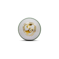 SG Super White Cricket Leather Ball for Adult, White - 1 Pc - Best Price online Prokicksports.com