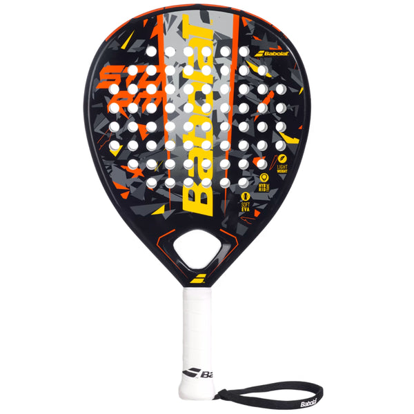 Babolat Storm Padel Racquet, Black/Orange