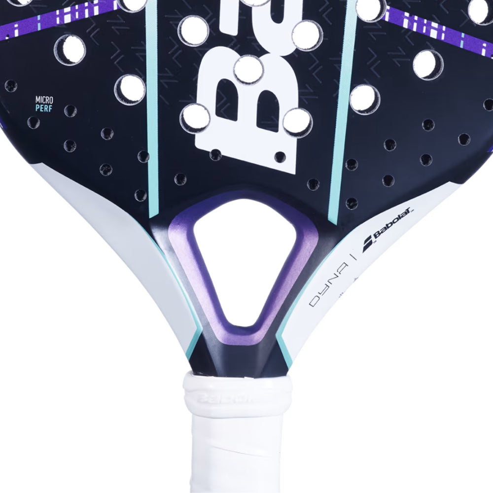 Babolat Dyna Spirit Padel Racquet, Black / Purple / Light Blue - Best Price online Prokicksports.com