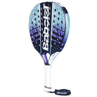 Babolat Dyna Spirit Padel Racquet, Black / Purple / Light Blue - Best Price online Prokicksports.com