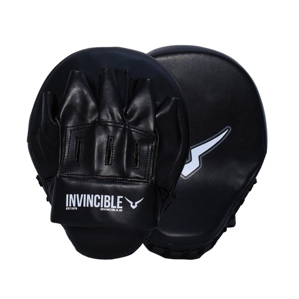 Invincible Tejas Training Mitts, Black (One Size)