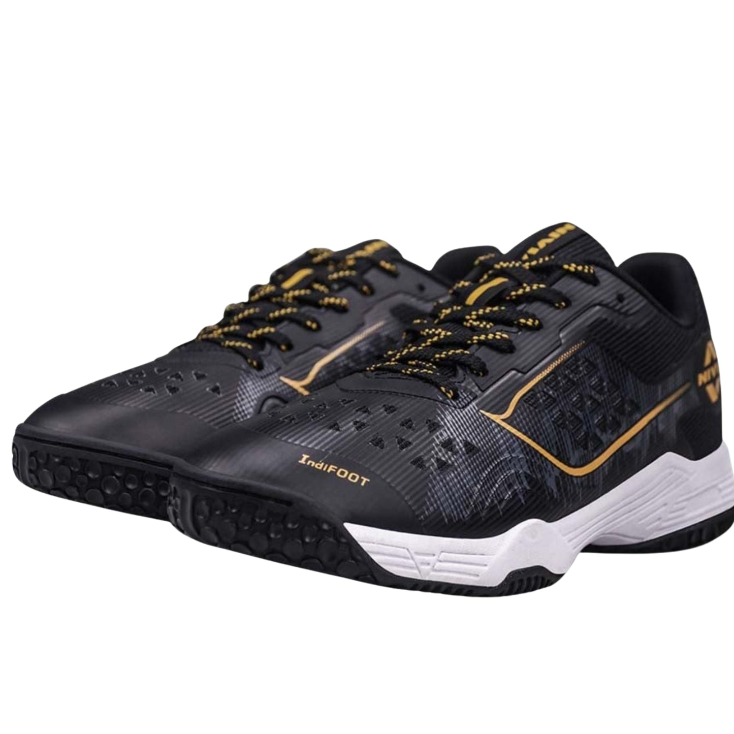 NIVIA Hy Court 3.0 Badminton Shoes – Mesh/TPU Upper, Duofoam Cushion, Non-marking Herringbone Sole | Lightweight Comfort, Secure Fit, For Indoor Court Sports - Best Price online Prokicksports.com