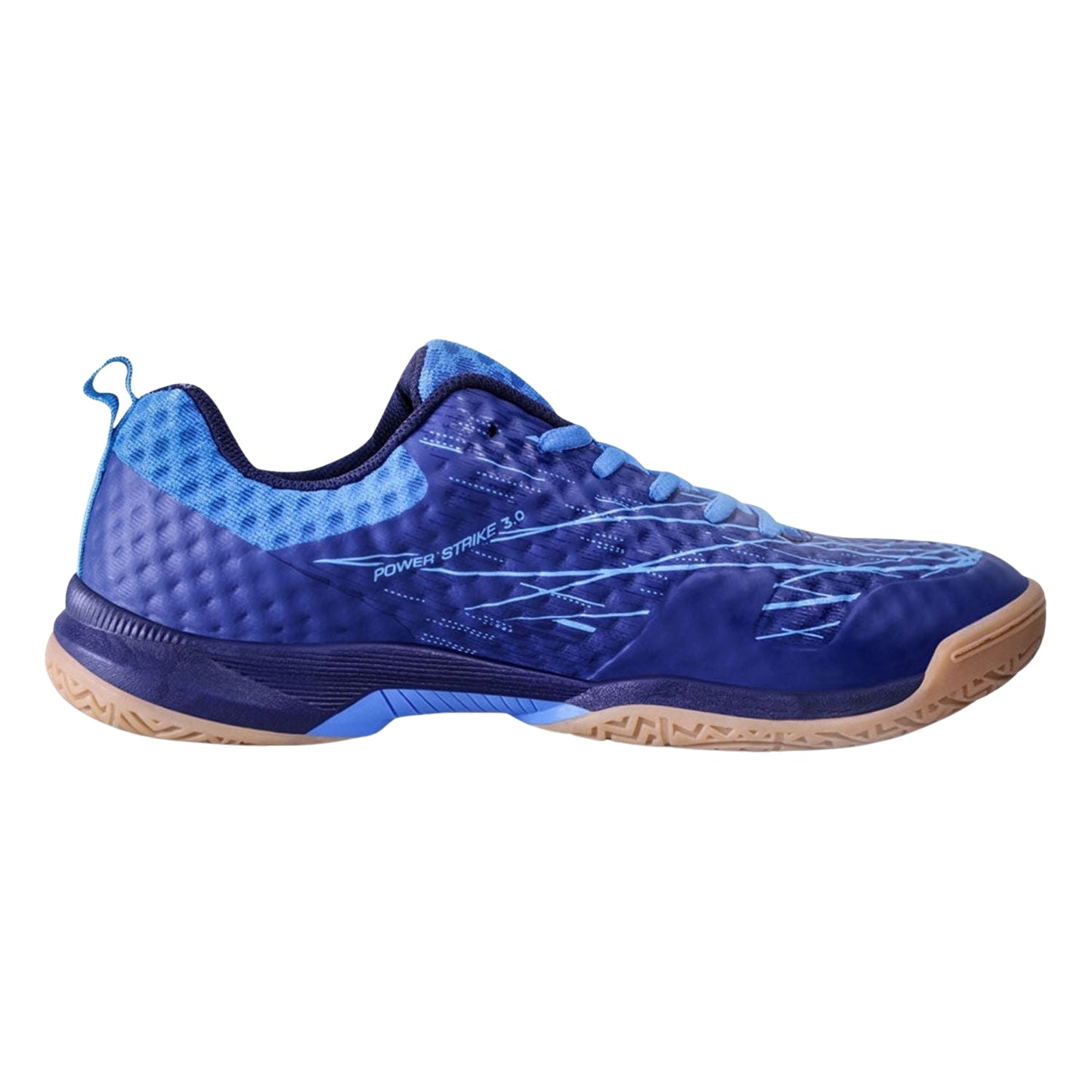 Nivia Power Strike 3.0 Badminton Shoes – Duofoam Cushioning, Fusion Technology, Asymmetrical Upper, Non-Marking Rubber Outsole | Lightweight | For Badminton, Volleyball, Squash,Fit For All Indoor Games - Best Price online Prokicksports.com