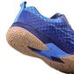 Nivia Power Strike 3.0 Badminton Shoes – Duofoam Cushioning, Fusion Technology, Asymmetrical Upper, Non-Marking Rubber Outsole | Lightweight | For Badminton, Volleyball, Squash,Fit For All Indoor Games - Best Price online Prokicksports.com