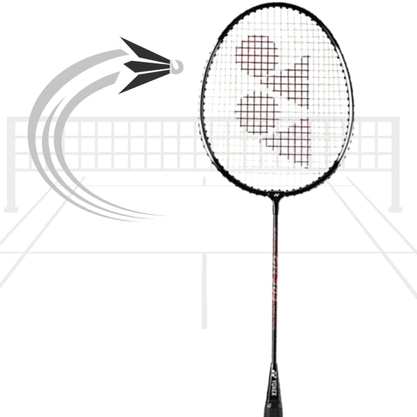 Yonex GR 303I Badminton Racket – Silver | Durable Aluminum Frame, Steel Shaft, Pre-Strung Racquet for Beginners