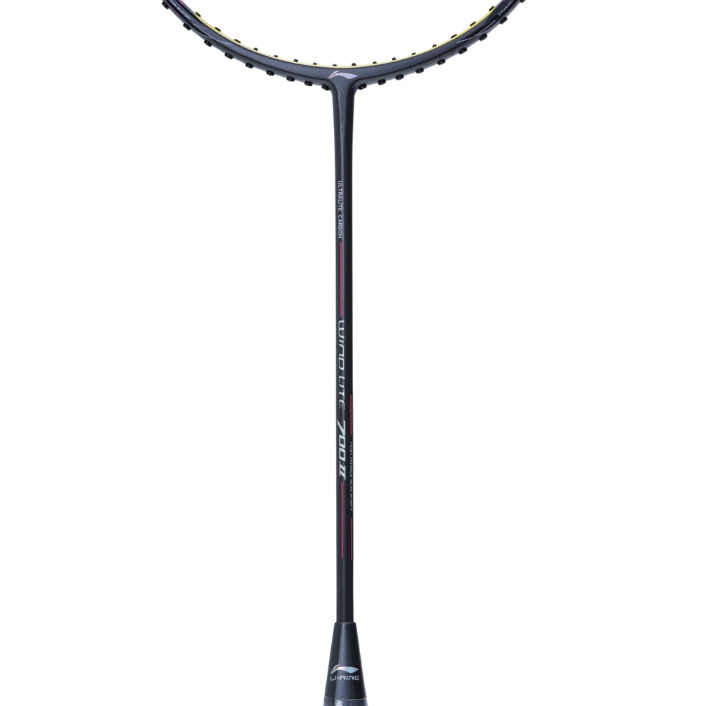 Li-Ning Wind Lite 700 II Unstrung Badminton Racket – G6 | Ultra-Light 77g Graphite Frame, 30 LBS Tension Capacity - Best Price online Prokicksports.com
