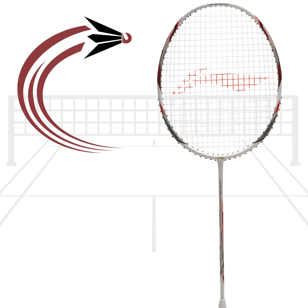 Li-Ning Tectonic 3R Unstrung Badminton Racket – 5U6 | Lightweight Graphite Frame, 25 LBS Tension Capacity for Intermediate & Advanced Players - Best Price online Prokicksports.com
