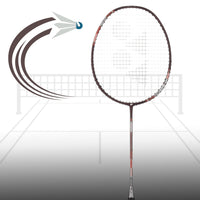 Yonex Astrox Attack 9 Strung Badminton Racquet – Dark Purple | Lightweight, Head-Heavy Racquet for Advanced Players | Power, Speed & Precision on Court - Best Price online Prokicksports.com