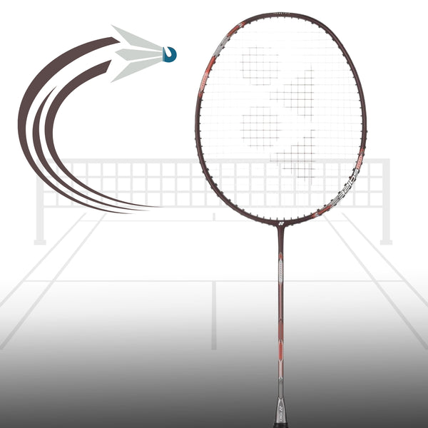 Yonex Astrox Attack 9 Strung Badminton Racquet – Dark Purple | Lightweight, Head-Heavy Racquet for Advanced Players | Power, Speed & Precision on Court