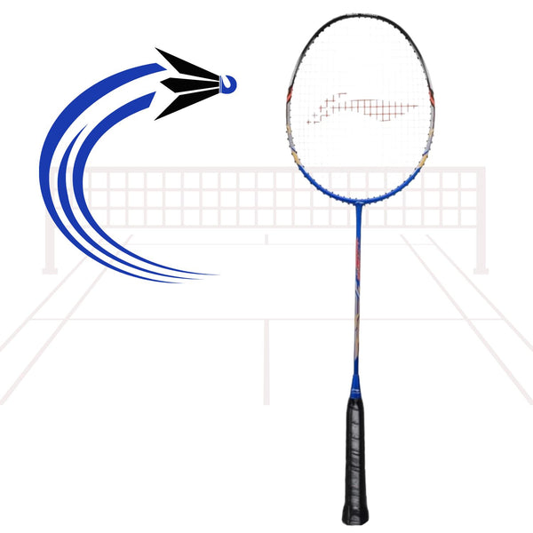 Li-Ning Turbo 99 G6 Unstrung Badminton Racquet – Blue/Black | Lightweight Graphite Frame, High String Tension | For Advanced & Attacking Players