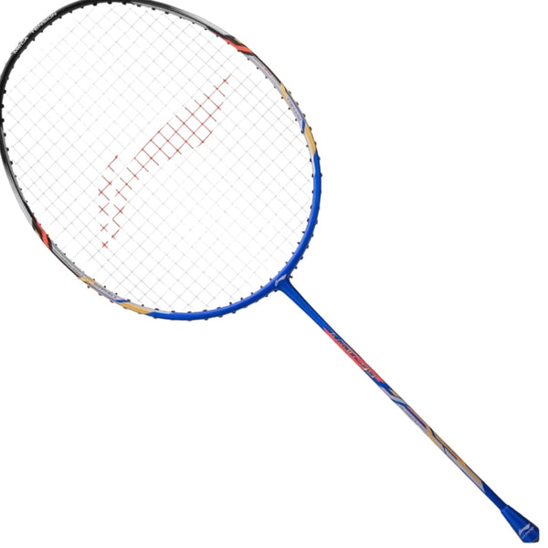 Li-Ning Turbo 99 G6 Unstrung Badminton Racquet – Blue/Black | Lightweight Graphite Frame, High String Tension | For Advanced & Attacking Players