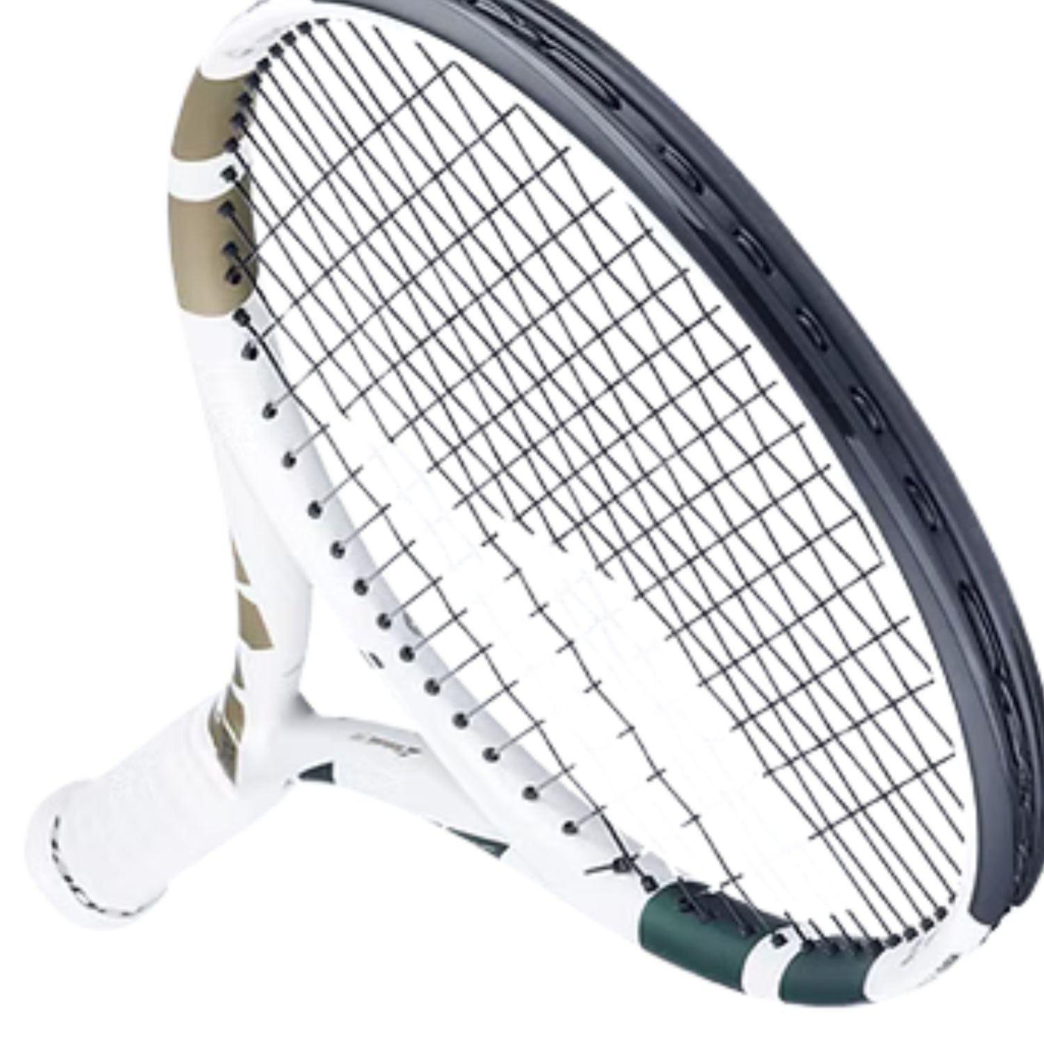Babolat Boost Wimbledon NC Strung Tennis Racquet White/Champagne Green | Lightweight Graphite Frame, Pre-Strung – Ideal for Beginner & Intermediate Players - Best Price online Prokicksports.com