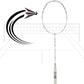 MaxBolt Gallant Tour Unstrung Badminton Racquet (3U) – Black | Lightweight Graphite Frame, Head-Heavy Balance | For Power & Professional Play - Best Price online Prokicksports.com
