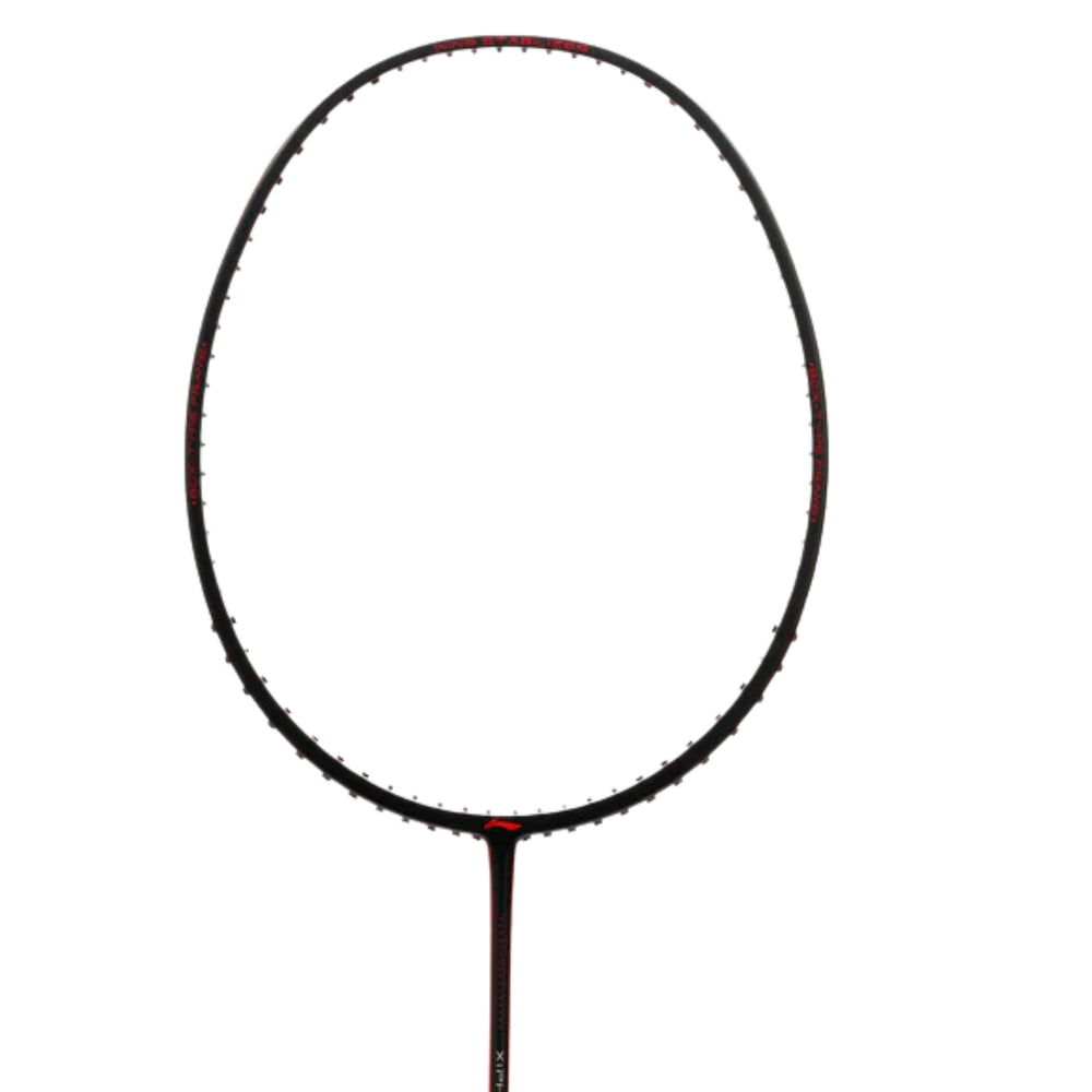 Li-Ning Xiphos X1 Unstrung Badminton Racquet (G5) – Lightweight Graphite Frame, Black/Red | For Professional Power & Precision - Best Price online Prokicksports.com
