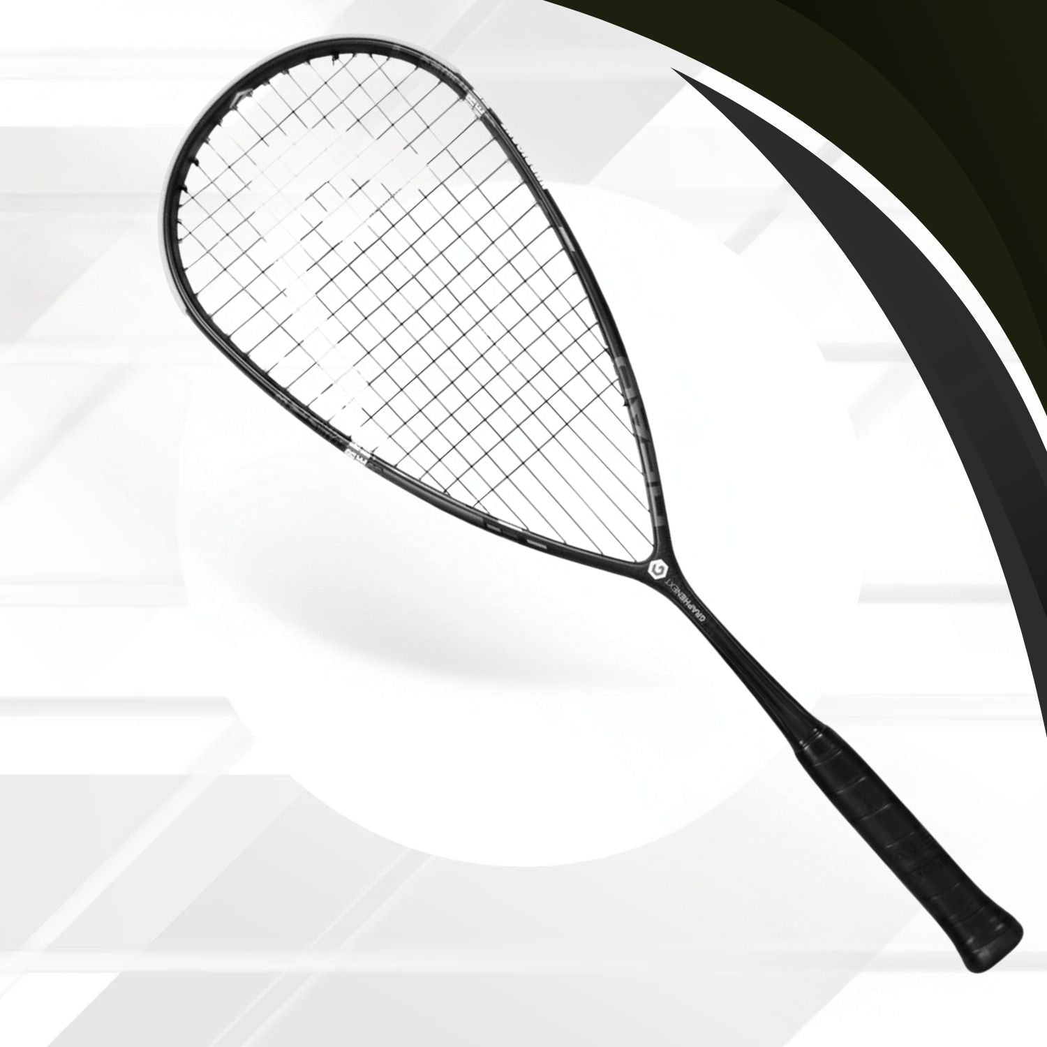 Head GrapheneXT Hurricane 123 Squash Racquet, Black - Best Price online Prokicksports.com