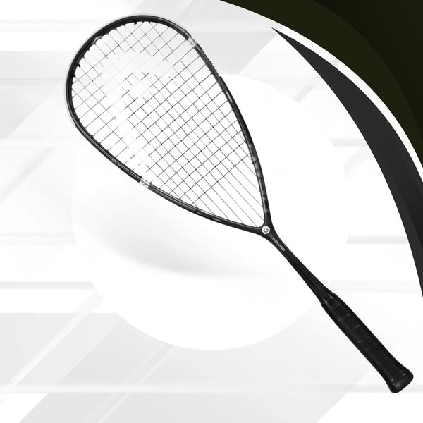 Head GrapheneXT Hurricane 123 Squash Racquet, Black