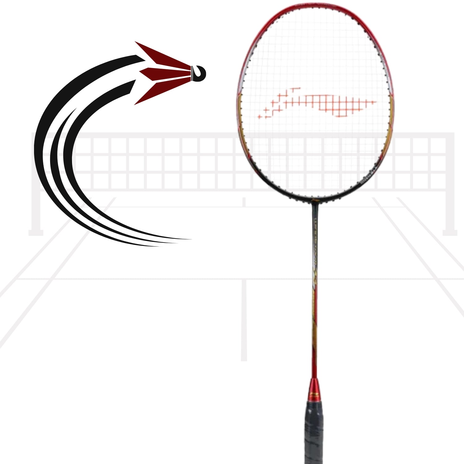 Li-Ning Windstorm 72 Unstrung Professional Badminton Racquet – Super Lightweight, High Modulus Graphite | For Speed & Control - Best Price online Prokicksports.com