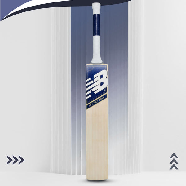 New Balance DC 700i Max English Willow Cricket Bat – Short Handle, Professional Grade with Powerful Profile