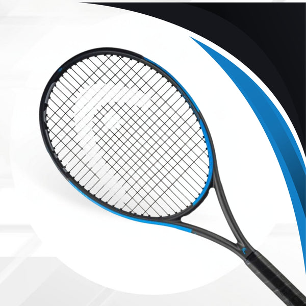 Head IG Challenge MP Strung Tennis Racquet U20| Graphite Composite Frame for Spin, Power & Control – Black/Blue