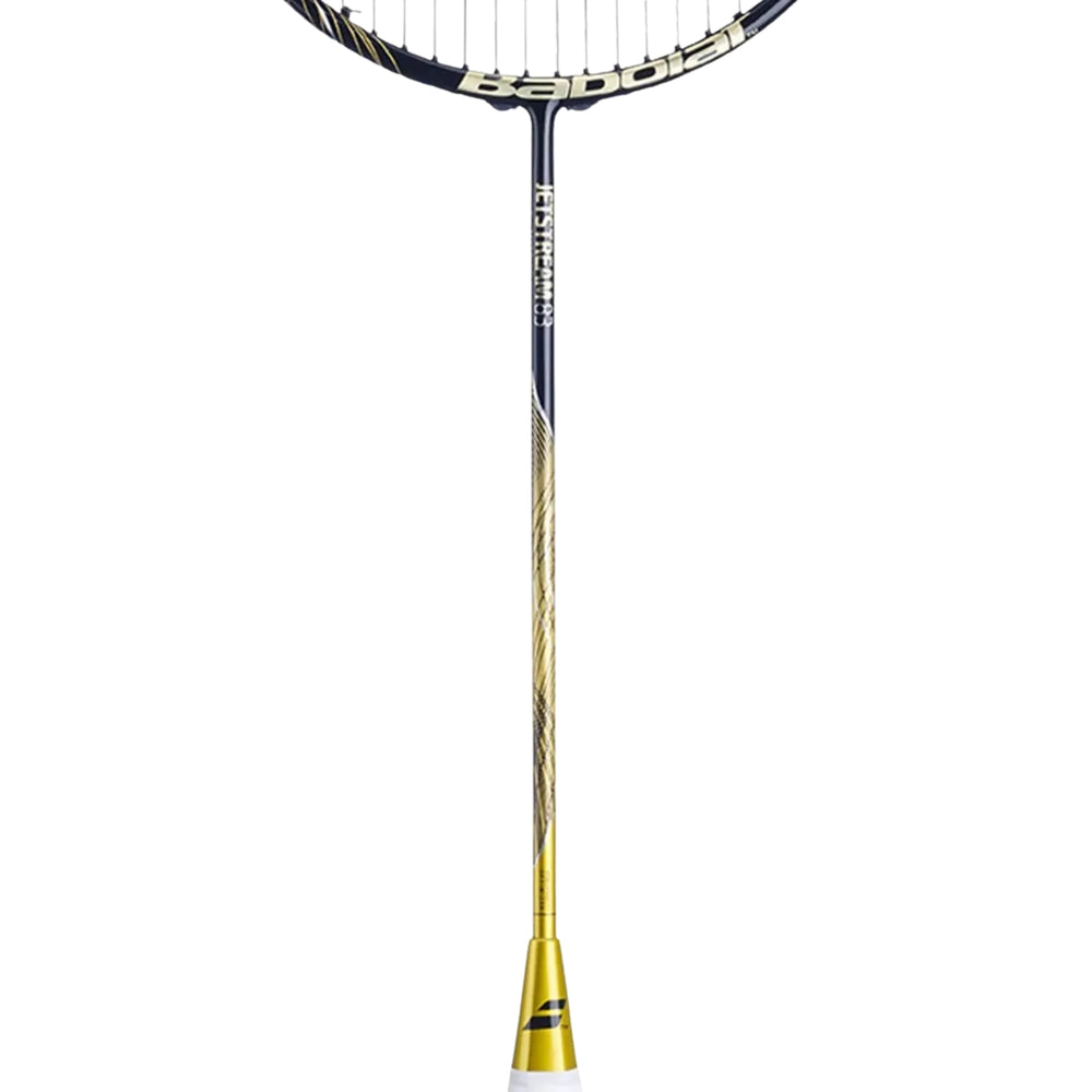 Babolat Jet Stream 83 Badminton Racquet (4U) – Black/Gold | Lightweight Graphite Frame, High-Tension Support | For Speed, Power & Professional Play - Best Price online Prokicksports.com