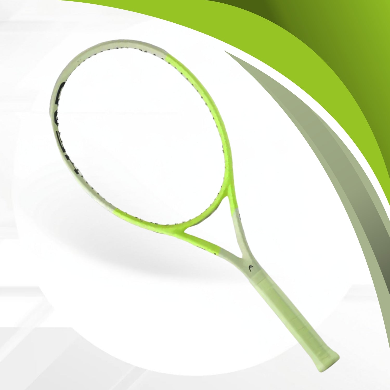 Head Extreme MP L 2024 Unstrung Tennis Racquet – 280g | Neon Yellow/Green | Lightweight Power & Spin for Intermediate to Advanced Players - Best Price online Prokicksports.com