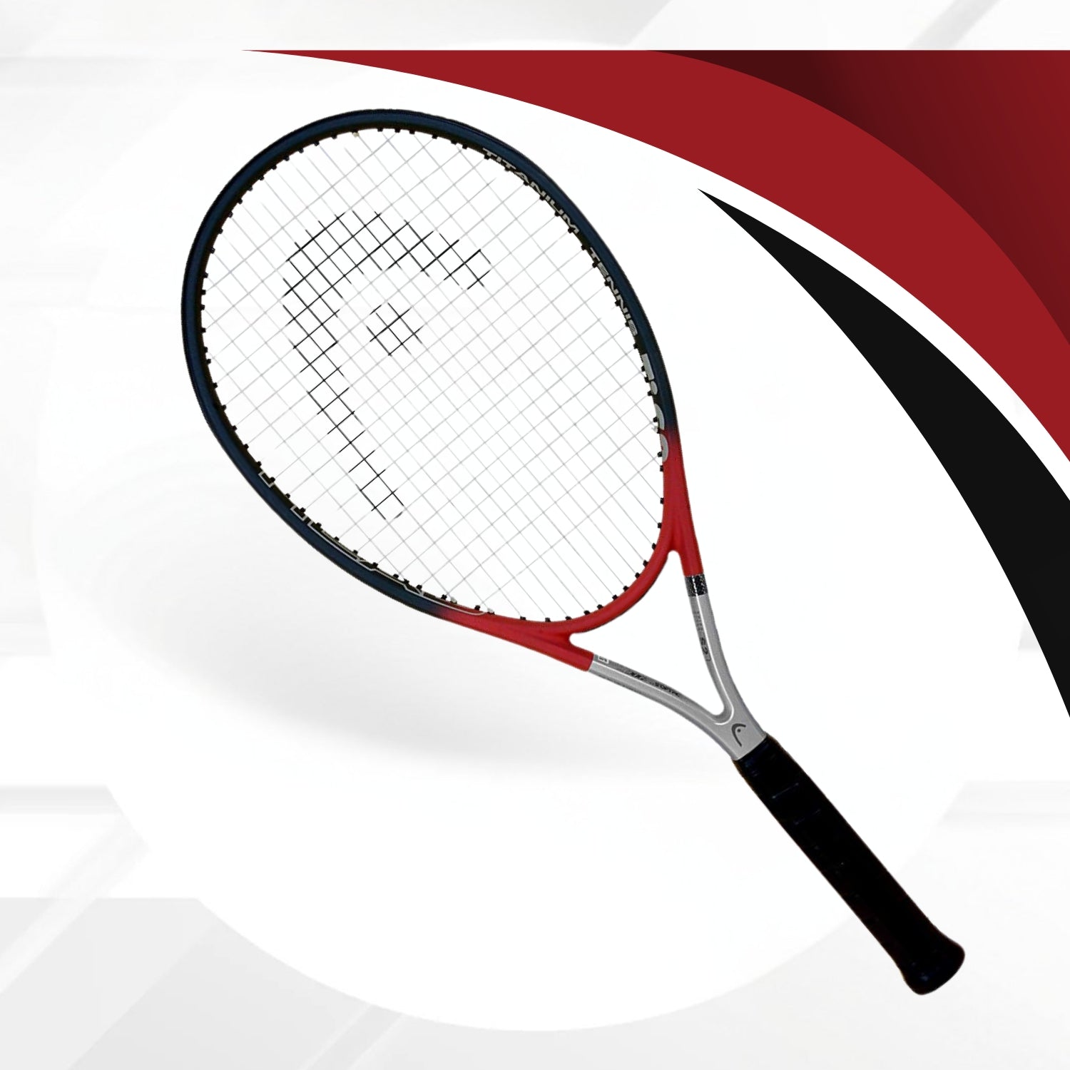 Head Ti S2 US Strung Tennis Racquet – 245g | Lightweight Titanium Composite Frame for Power & Control – Black/Grey - Best Price online Prokicksports.com