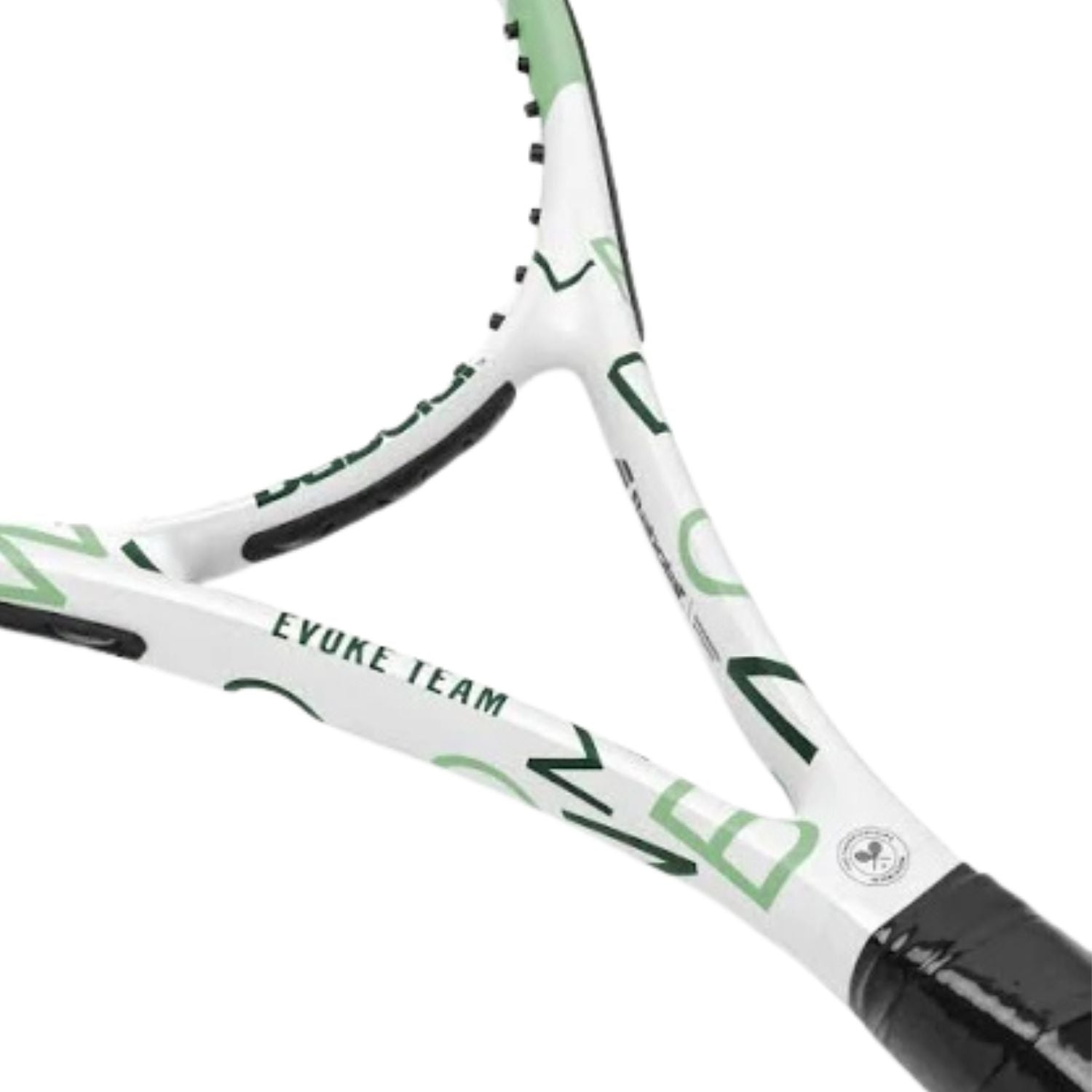 Babolat Evoke Team Wimbledon NC Strung Tennis Racquet,White/Green | Lightweight Graphite Composite, Pre-Strung – Ideal for Beginners & Casual Players - Best Price online Prokicksports.com