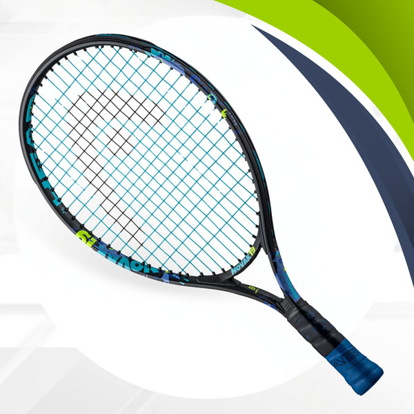 Head Novak 19 Junior Strung Tennis Racquet – 19 Inch | Lightweight Aluminium Frame for Kids (Ages 2–4 Years)