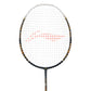 Li-Ning Air-Force 77 G3 Unstrung Badminton Racquet, 77g / G6 – Dark Grey/White/Gold | Aerodynamic Graphite Frame, High Tension Support | Ideal for Fast Attacking Game - Best Price online Prokicksports.com