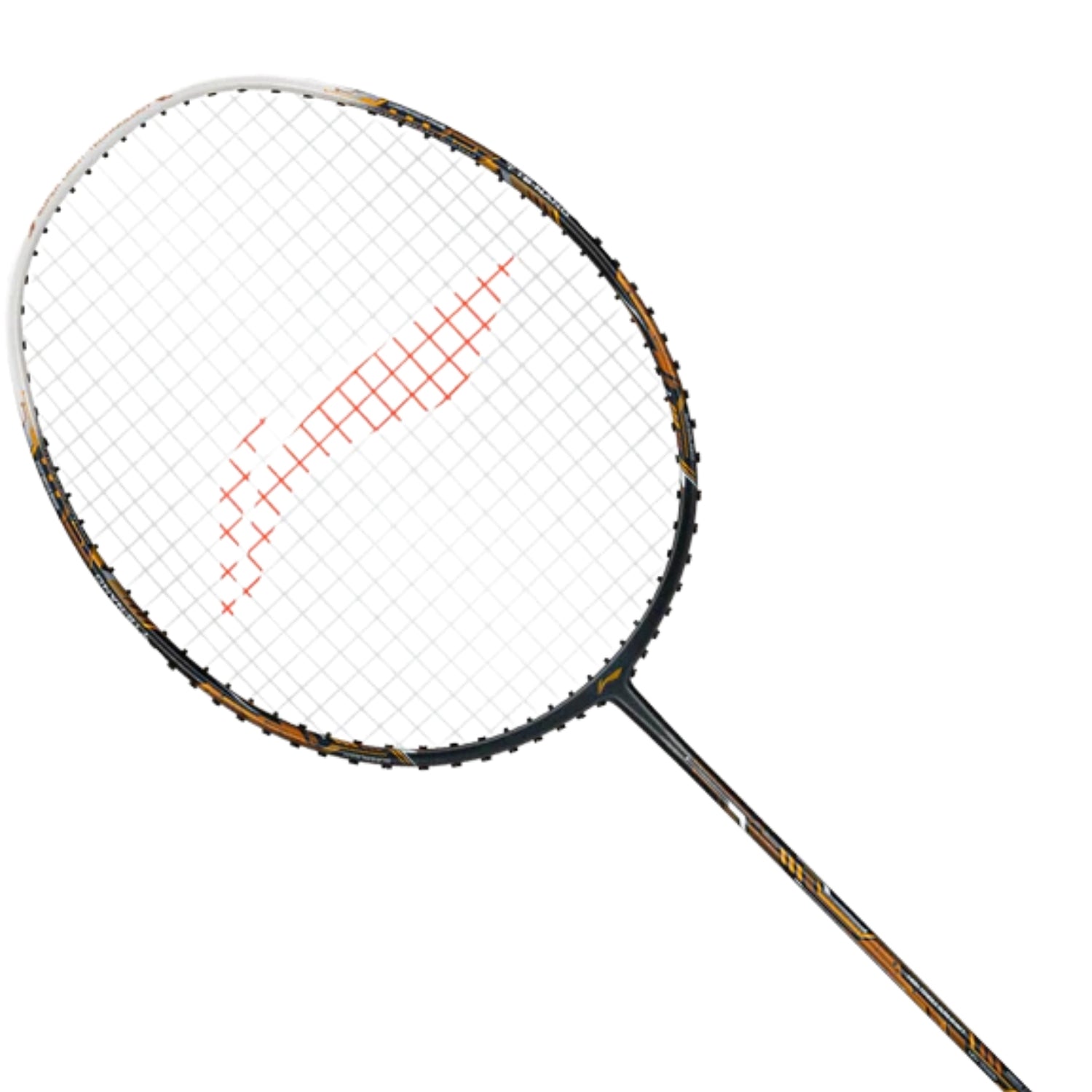 Li-Ning Air-Force 77 G3 Unstrung Badminton Racquet, 77g / G6 – Dark Grey/White/Gold | Aerodynamic Graphite Frame, High Tension Support | Ideal for Fast Attacking Game - Best Price online Prokicksports.com