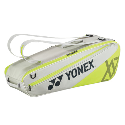Yonex BA52526VEX Club VA Badminton Racquet Bag - Greyish Beige | Lightweight, Durable & Stylish Kit Bag | Ideal for Everyday Training & Club Players