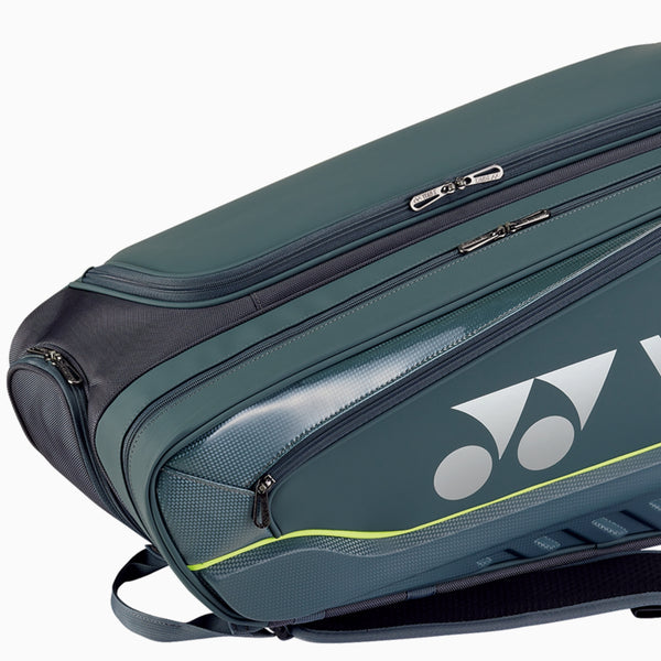 Yonex BA02526VEX Expert VA Badminton Racquet Bag - Steel Gray | Premium, Spacious & Durable Kit Bag | Ideal for Training & Tournament Players
