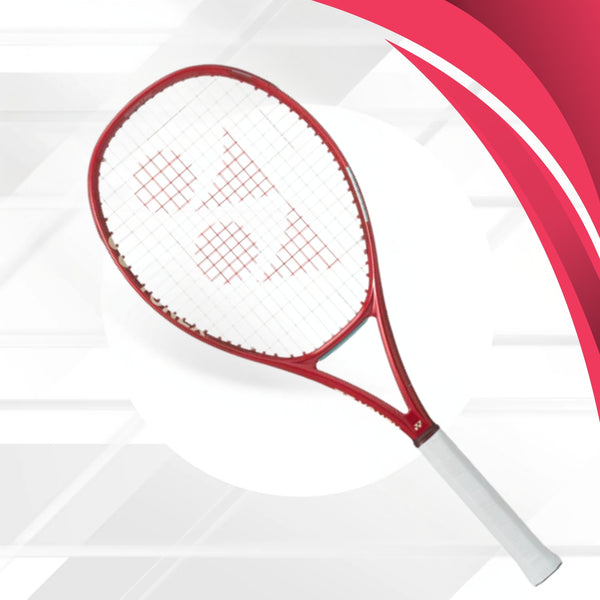 Yonex VCore 100 Unstrung Tennis Racquet | Spin-Enhanced Lightweight Power Frame with ISOMETRIC Technology | Ruby Red - 300 Grams