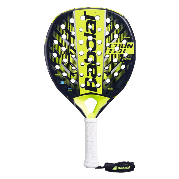 Babolat 150154 Counter Origin Padel Racquet – Black/Fluorescent Green | 355g | Durable & Powerful Racquet for Control & Stability | Ideal for Defensive Padel Players