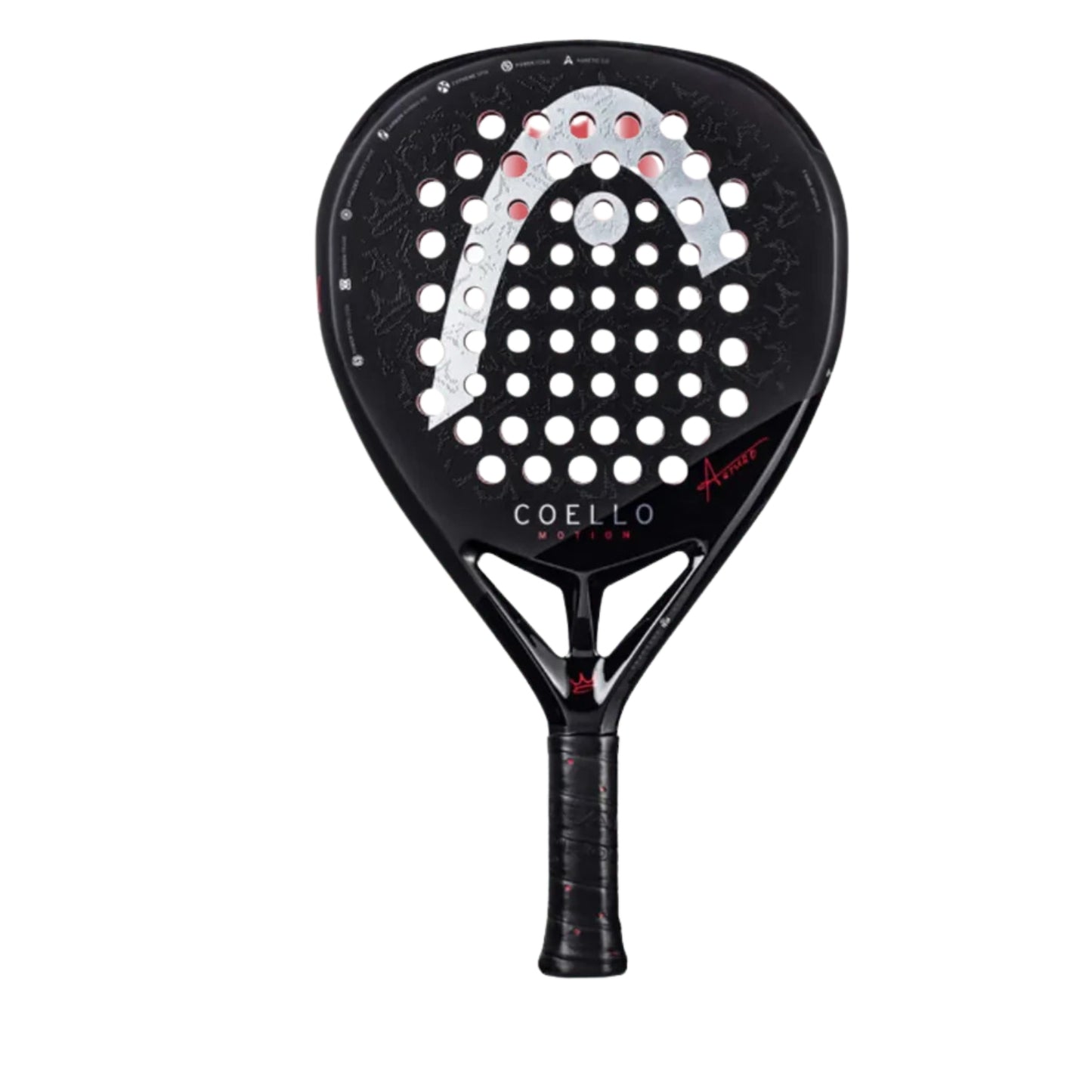 Head Coello Motion 2025 Padel Racquet – 360g | Powerful & Balanced Racquet for Offensive Play | Designed for Precision, Spin & Control | Ideal for Advanced Padel Players - Best Price online Prokicksports.com