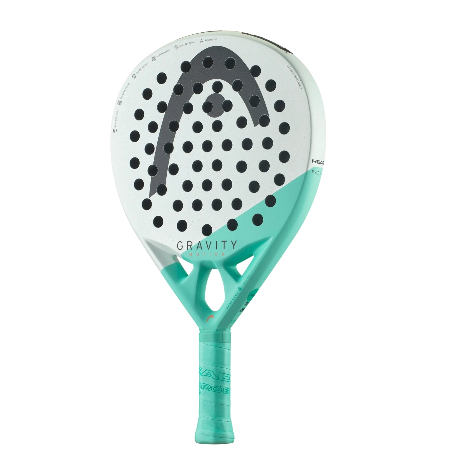 Head Gravity Motion 2024 Padel Racquet – 355g | Lightweight Control & Maneuverability Racquet | Designed for Precision, Spin & Comfort | Ideal for Advanced Padel Players - Best Price online Prokicksports.com