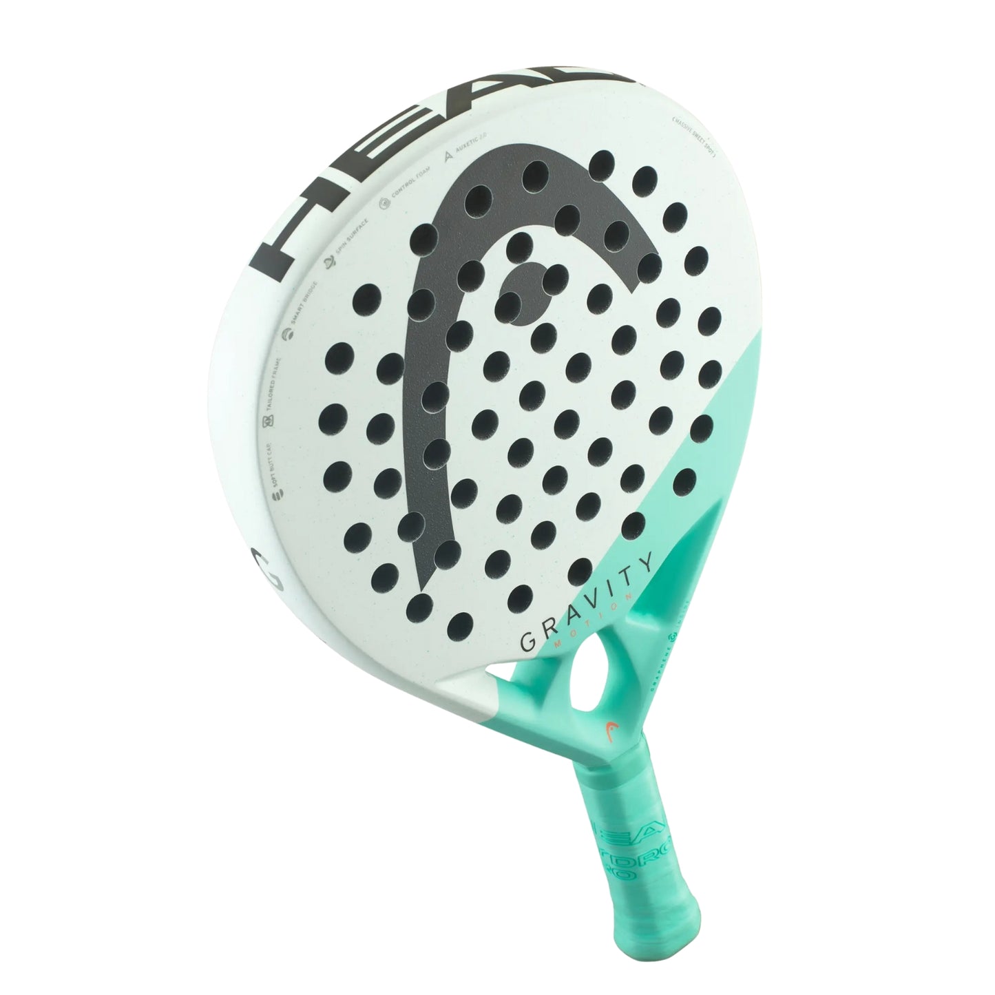 Head Gravity Motion 2024 Padel Racquet – 355g | Lightweight Control & Maneuverability Racquet | Designed for Precision, Spin & Comfort | Ideal for Advanced Padel Players - Best Price online Prokicksports.com