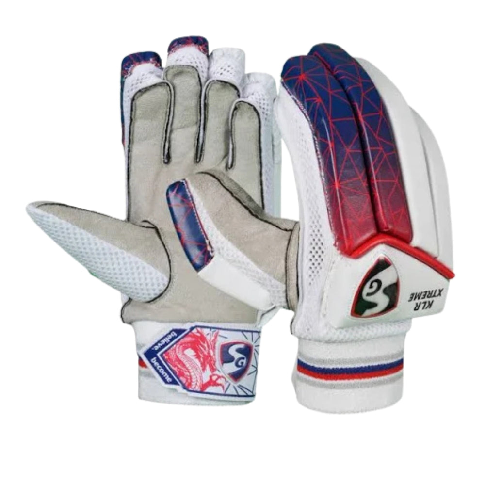 SG KLR Xtreme Batting Gloves – Right Hand| Lightweight, Durable & Protective Cricket Gloves with Superior Grip & Comfort